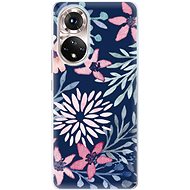 iSaprio Leaves on Blue for Honor 50 - Phone Cover