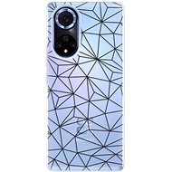 iSaprio Abstract Triangles 03 pro black for Huawei Nova 9 - Phone Cover