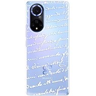 iSaprio Handwriting 01 pro white for Huawei Nova 9 - Phone Cover