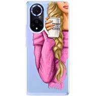 iSaprio My Coffe and Blond Girl for Huawei Nova 9 - Phone Cover