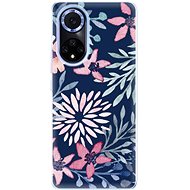 iSaprio Leaves on Blue for Huawei Nova 9 - Phone Cover