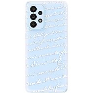 iSaprio Handwriting 01 - white for Samsung Galaxy A33 5G - Phone Cover