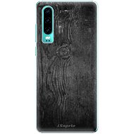 iSaprio Black Wood for Huawei P30 - Phone Cover