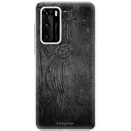 iSaprio Black Wood for Huawei P40 - Phone Cover