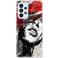 iSaprio Sketch Face for Samsung Galaxy A53 5G - Phone Cover