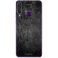 iSaprio Black Wood for Huawei Y6p - Phone Cover