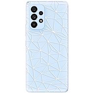 iSaprio Abstract Triangles 03 - white for Samsung Galaxy A53 5G - Phone Cover
