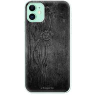 iSaprio Black Wood for iPhone 11 - Phone Cover