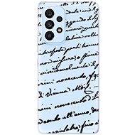 iSaprio Handwriting 01 - black for Samsung Galaxy A53 5G - Phone Cover