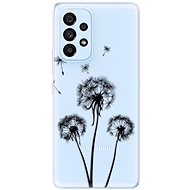 iSaprio Three Dandelions - black for Samsung Galaxy A53 5G - Phone Cover