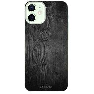 iSaprio Black Wood for iPhone 12 mini - Phone Cover