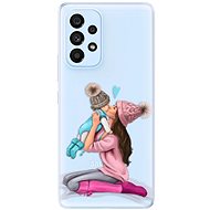iSaprio Kissing Mom - Brunette and Boy for Samsung Galaxy A53 5G - Phone Cover