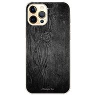 iSaprio Black Wood for iPhone 12 Pro - Phone Cover