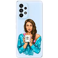 iSaprio Coffe Now - Brunette for Samsung Galaxy A53 5G - Phone Cover