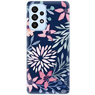 iSaprio Leaves on Blue for Samsung Galaxy A53 5G - Phone Cover