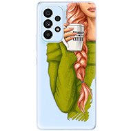 iSaprio My Coffe and Redhead Girl for Samsung Galaxy A53 5G - Phone Cover