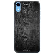 iSaprio Black Wood for iPhone Xr - Phone Cover