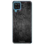 iSaprio Black Wood for Samsung Galaxy A12 - Phone Cover