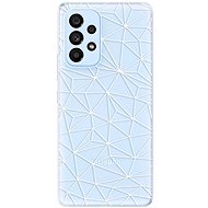 iSaprio Abstract Triangles 03 - white for Samsung Galaxy A73 5G - Phone Cover