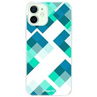 iSaprio Abstract Squares for iPhone 12 - Phone Cover