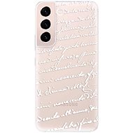 iSaprio Handwriting 01 - white for Samsung Galaxy S22 5G - Phone Cover