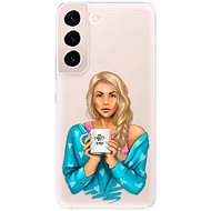 iSaprio Coffe Now - Blond for Samsung Galaxy S22 5G - Phone Cover
