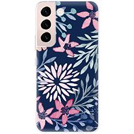 iSaprio Leaves on Blue for Samsung Galaxy S22 5G - Phone Cover
