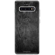 iSaprio Black Wood for Samsung Galaxy S10+ - Phone Cover