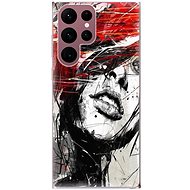 iSaprio Sketch Face for Samsung Galaxy S22 Ultra 5G - Phone Cover