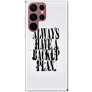 iSaprio Backup Plan for Samsung Galaxy S22 Ultra 5G - Phone Cover
