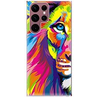 iSaprio Rainbow Lion for Samsung Galaxy S22 Ultra 5G - Phone Cover