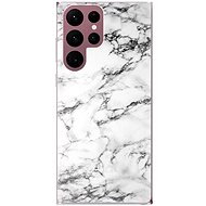 iSaprio White Marble 01 for Samsung Galaxy S22 Ultra 5G - Phone Cover