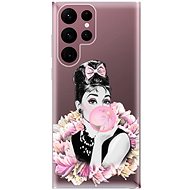 iSaprio Pink Bubble for Samsung Galaxy S22 Ultra 5G - Phone Cover
