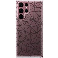 iSaprio Abstract Triangles 03 - black for Samsung Galaxy S22 Ultra 5G - Phone Cover