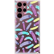 iSaprio Feather Pattern 01 for Samsung Galaxy S22 Ultra 5G - Phone Cover