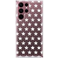 iSaprio Stars Pattern - white for Samsung Galaxy S22 Ultra 5G - Phone Cover
