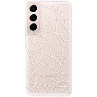 iSaprio Abstract Triangles 03 - white for Samsung Galaxy S22+ 5G - Phone Cover