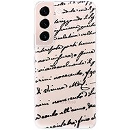 iSaprio Handwriting 01 - black for Samsung Galaxy S22+ 5G - Phone Cover