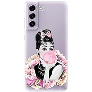 iSaprio Pink Bubble for Samsung Galaxy S21 FE 5G - Phone Cover