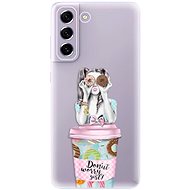 iSaprio Donut Worry for Samsung Galaxy S21 FE 5G - Phone Cover