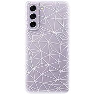 iSaprio Abstract Triangles 03 - white for Samsung Galaxy S21 FE 5G - Phone Cover