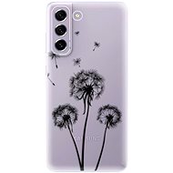 iSaprio Three Dandelions - black for Samsung Galaxy S21 FE 5G - Phone Cover