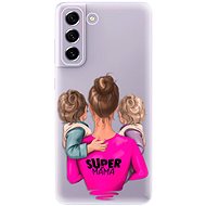iSaprio Super Mama - Two Boys for Samsung Galaxy S21 FE 5G - Phone Cover