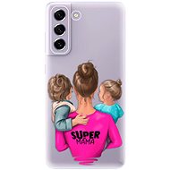 iSaprio Super Mama - Boy and Girl for Samsung Galaxy S21 FE 5G - Phone Cover