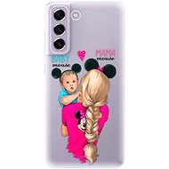 iSaprio Mama Mouse Blonde and Boy for Samsung Galaxy S21 FE 5G - Phone Cover