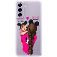 iSaprio Mama Mouse Brunette and Girl for Samsung Galaxy S21 FE 5G - Phone Cover