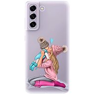 iSaprio Kissing Mom - Blond and Boy for Samsung Galaxy S21 FE 5G - Phone Cover
