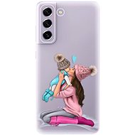 iSaprio Kissing Mom - Brunette and Boy for Samsung Galaxy S21 FE 5G - Phone Cover