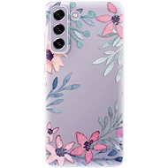 iSaprio Leaves and Flowers for Samsung Galaxy S21 FE 5G - Phone Cover