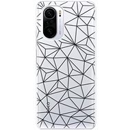 iSaprio Abstract Triangles 03 - black for Xiaomi Poco F3 - Phone Cover